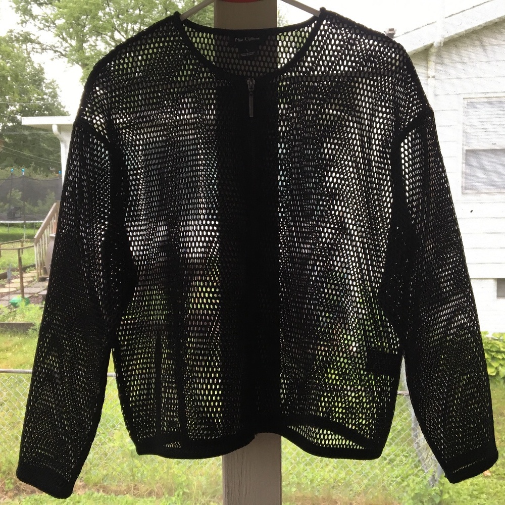 Nue Options mesh zip up jacket
